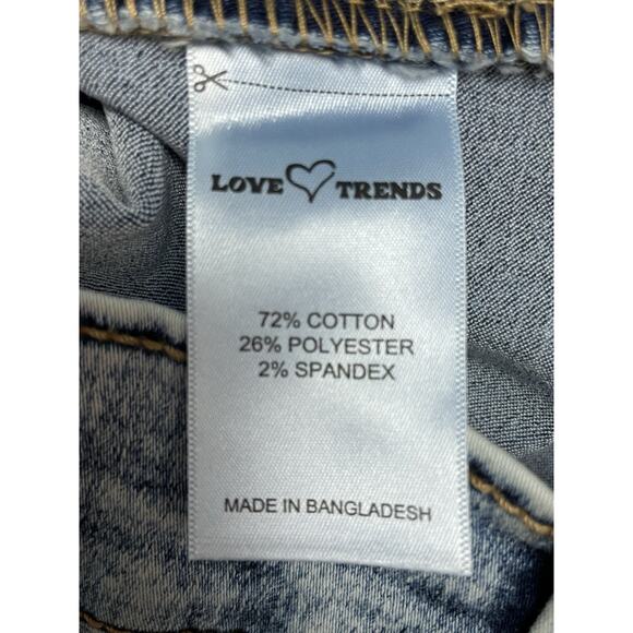 Y2K Denim Overalls Crop Top Womens XS Boho Jean Coquette Festival Rock Indie - Picture 5 of 9